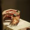 Glass Master Tea Cup Heat Resistant Transparent Lovely Fish Design Personal Tasting Cup for Women Green Tea Serving