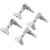 2L2R Fishtail shaped Button Sealed Bass Guitar Tuning Pegs Machine Heads