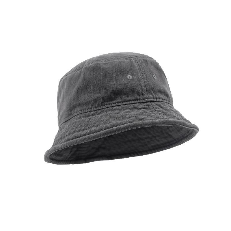 

Washed Cotton Bucket Hats Packable Summer Outdoor Cap Travel Beach Sun Hat Plain Colors for Girls Women M 56-58cm