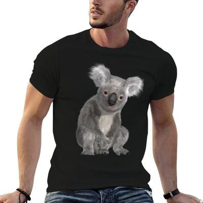 KOALA T-Shirt Casual Soft Cotton Short Sleeve Tee