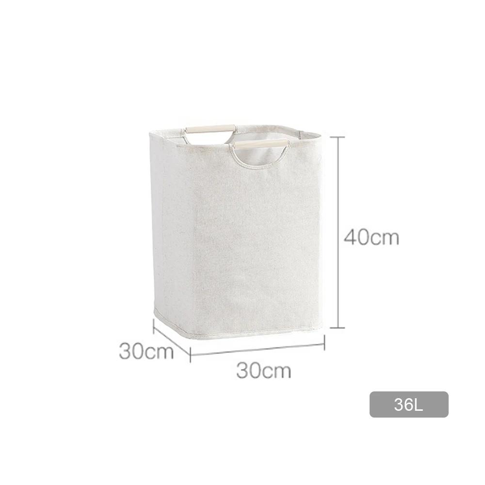 1 шт Емкость для хранения грязной одежды корзина для белья из ткани переносная корзина для хранения переносной ящик для хранения бытовых вещей 1458₽
