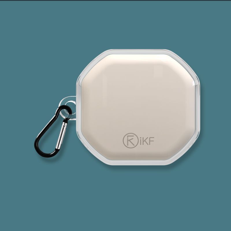 

Transparent IKF Sun Bluetooth Earbuds Case Men and Women All Wrapped Cartoon Creative Personal Cute Ins Style Ikfsun Dustproof Lightweight New Arrival Transparent + Hook