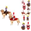 Rider Dog Christmas Costume Knight Style With Doll And Hat Pet Dressing Suit