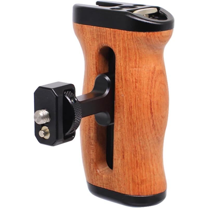 Camera Cage Arri Telescopic Positioning Side Handle Universal SmallRig Tilta Grip Wooden Handgrip Shooting Accessory