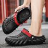 Hole Shoes Men's Summer Outdoor Bag Head Slippers Thick-soled Stepping On Shit Feeling Sports Cool Slippers Wear Non-slip Beach Shoes