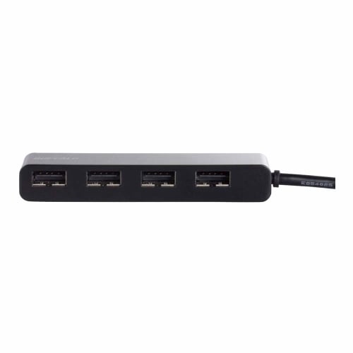 BUFFALO USB2.0 Bus Powered 4 Ports Both Hub Black BSH4U318D2BK