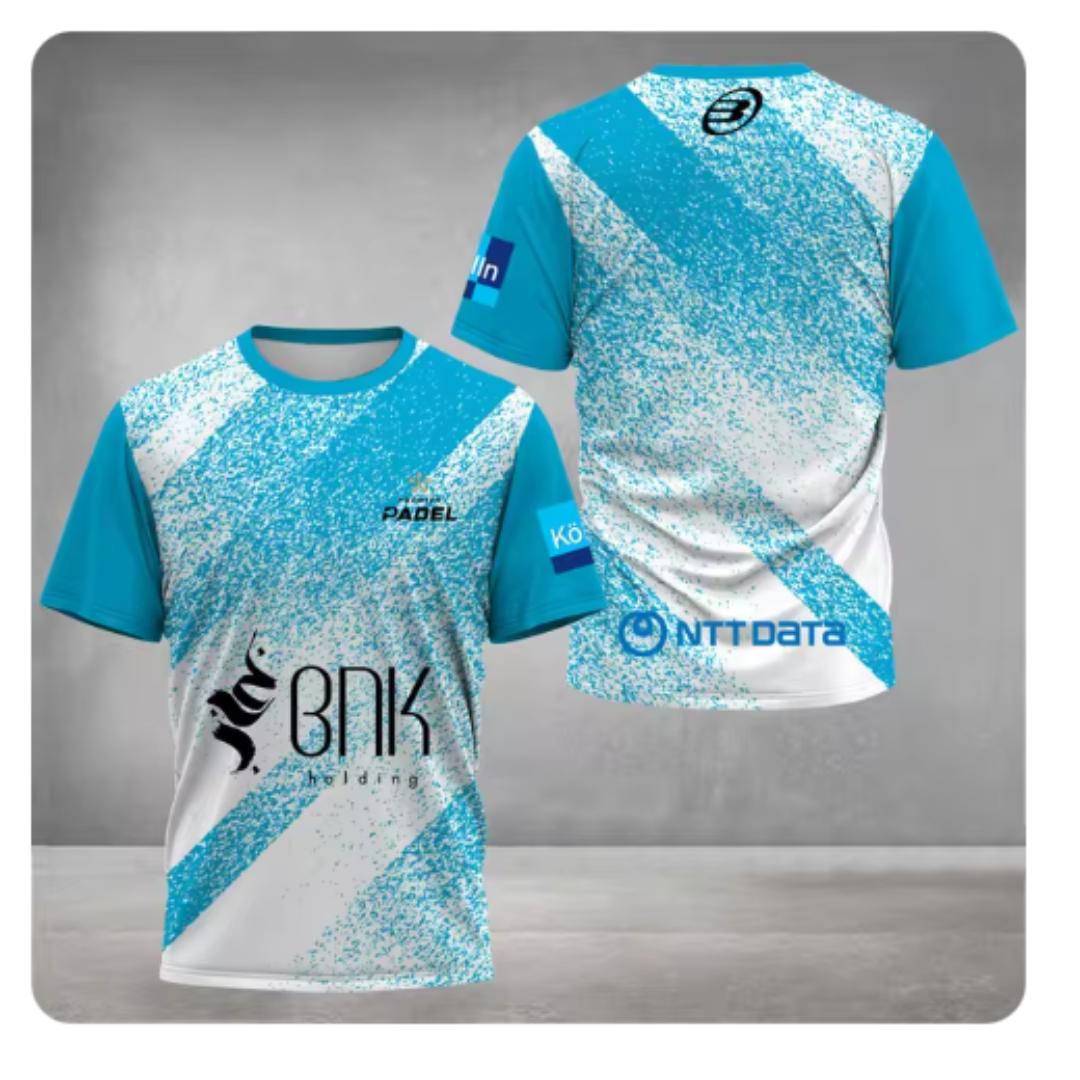 Lightweight Breathable Padel Tennis T-Shirt Fashion Unisex Sports Short-Sleeved T-Shirt Sweat-Wicking Quick-Drying Tops Tee 6XL