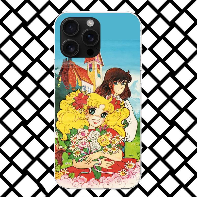 

Candy 90s Anime Phone Case for iPhone 17 Air 16 16E 15 14 Plus 13 Mini 12 11 Pro Max 7 8 + SE 2020 Soft Cover Fundas 17 Air 16 1 iPhone 14