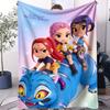 KPop Printed Blanket Girls Boys Plush Throw Blanket Sofa Blankets Warm Birthday Gifts For Girls Huntrix Blankets