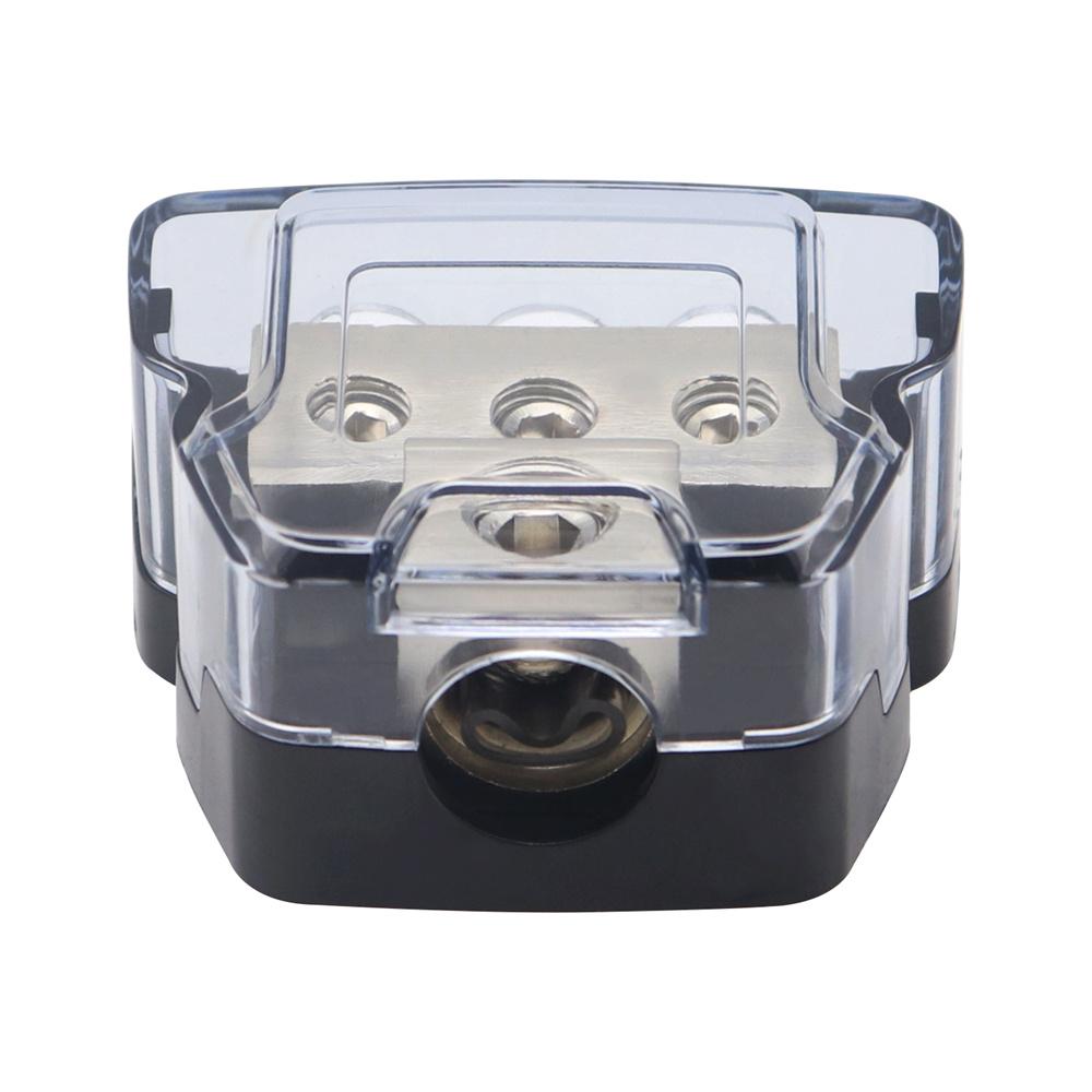 3 Way Distribution Block Car Audio Power Wire Splitter  0 Gauge in  4 Gauge Out