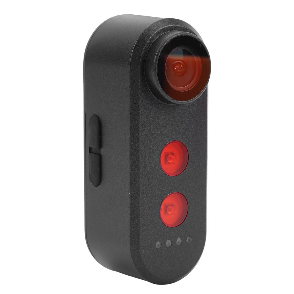 Bike Camera with Tail Light 4K Video Recording Water Proof Action Camera for Outdoor Cycling Strap Type 140 Degree Wide Angle