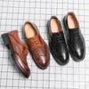 Herren Anzugschuhe Klassisch Lässig Leder Business Schuhe Für Männer Party Gesellschaft Brogues Hochzeit Leder Schuhe Männlich