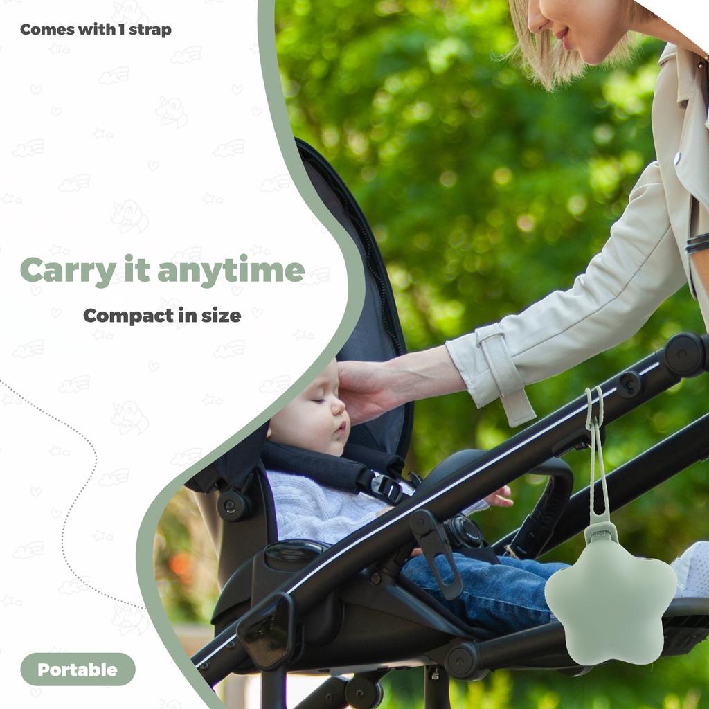 3PCS/Set Silicone Nipple Storage Bag For Newborns Food Grade Personalized Kids Pacifier Holder Portable Star Shape Nipple Case