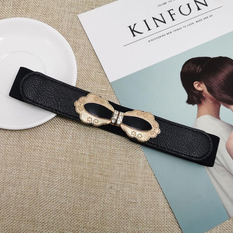 Stylish Waist Belt For Women Fashionable Dress Accent Versatile Elastic Design Available In Multiple Colors And Patterns