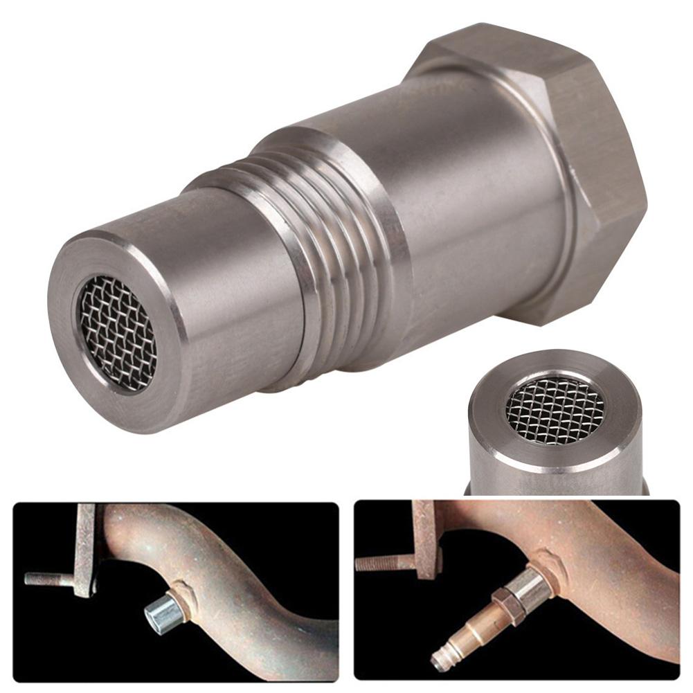 Car CEL Check Engine Light Oxygen Sensor Adapter M18 x 1.5 CEL On Fix Engine Light Eliminator Bung Kit Catalystic