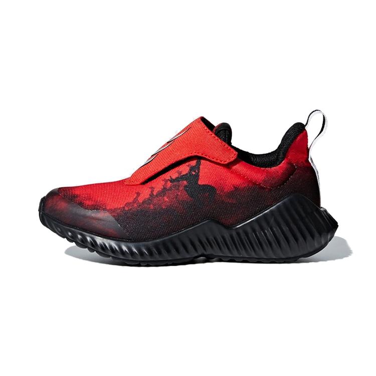 

Adidas Fortarun Spider Man AC K Spider Man Slip Resistant Low top Kids Running Shoes Red Black D96878 28