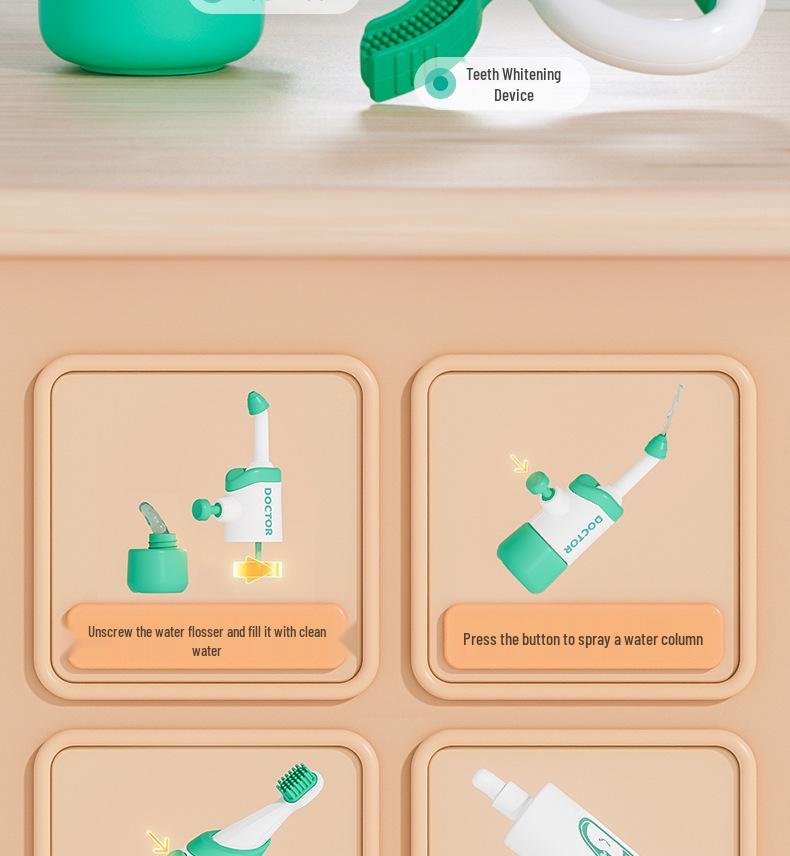 Kids' Doctor Dentist Role Play Set for Boys & Girls – Simulation Injections & Visits