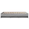 Bed Frame Gray Sonoma 140x200 cm Particleboard