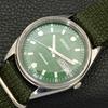 VINTAGE SEIKO AUTOMATIC 6309A JAPAN MENS GREEN COLOR DIAL WATCH a701568-5 R206b-a701568