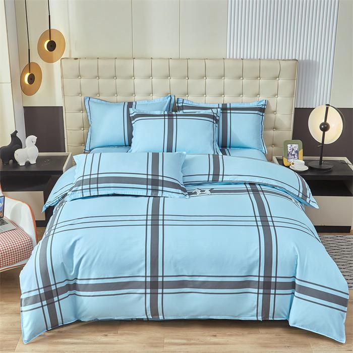 

2025 Brushed Plant-Print Cashmere Duvet Cover 150x200 cm