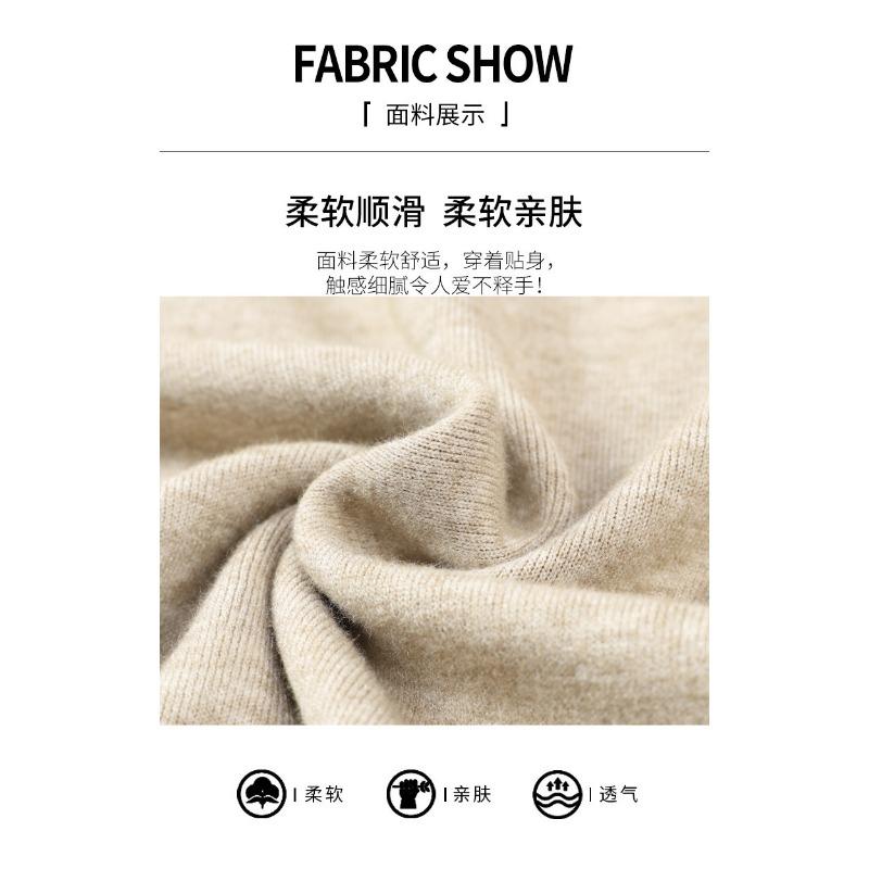 Men S Solid Color Half Turtleneck Long Sleeve Loose Knit Sweater For Youth