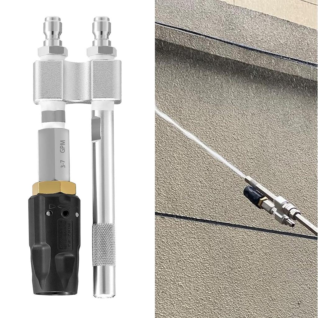 Tip M5 Twist Nozzle Pressure Washer Long Reach Soap Nozzle Adjustable Spray Stainless Steel 1000-4050Psi for Replacement