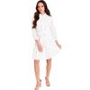 Be You Womens/Ladies Broderie Collared Shirt Dress