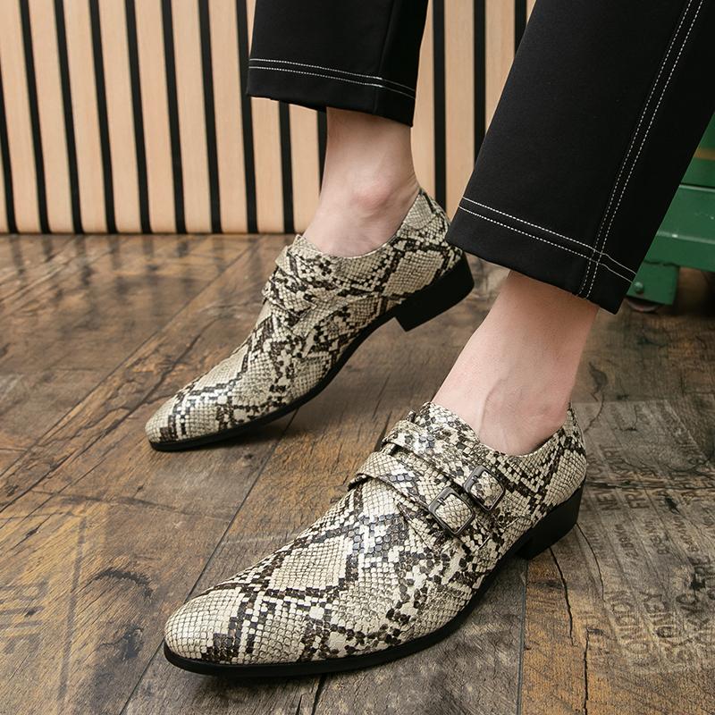 Fashion Casual men's leather shoes Luxury designer's personalized style Nightclub and party Daily hairstylist Handsome shoes 38-47