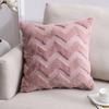 Latest 45x45cm Plush-touch Throw Pillow Covers Solid Color Square Bolster Wool Pillow Case For Sofa Bedroom Car Cusihion Cover Decorative