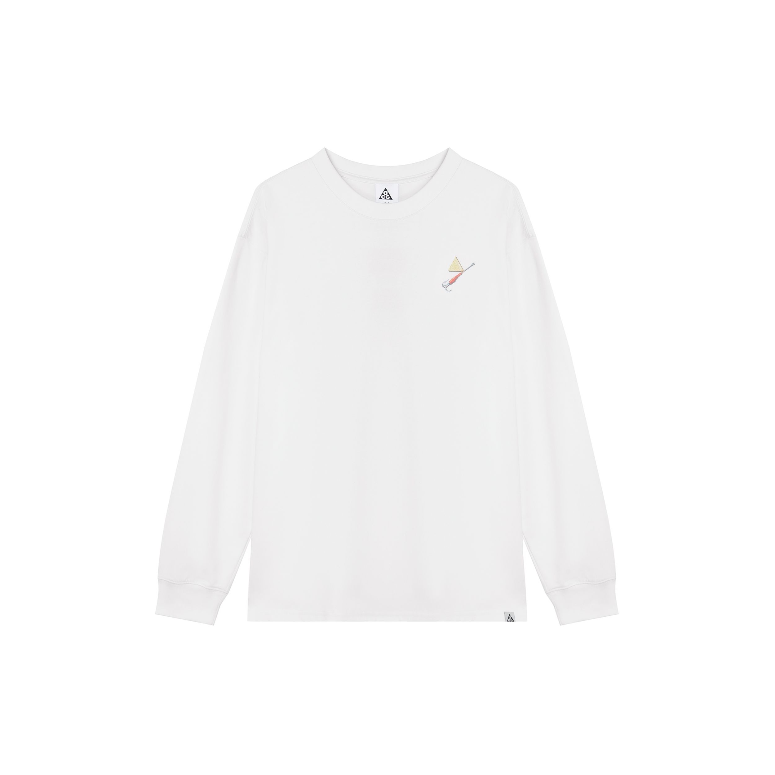 

Мужская футболка с круглым вырезом и длинными рукавами Nike ACG Collection, белые топы FQ3728-121 S