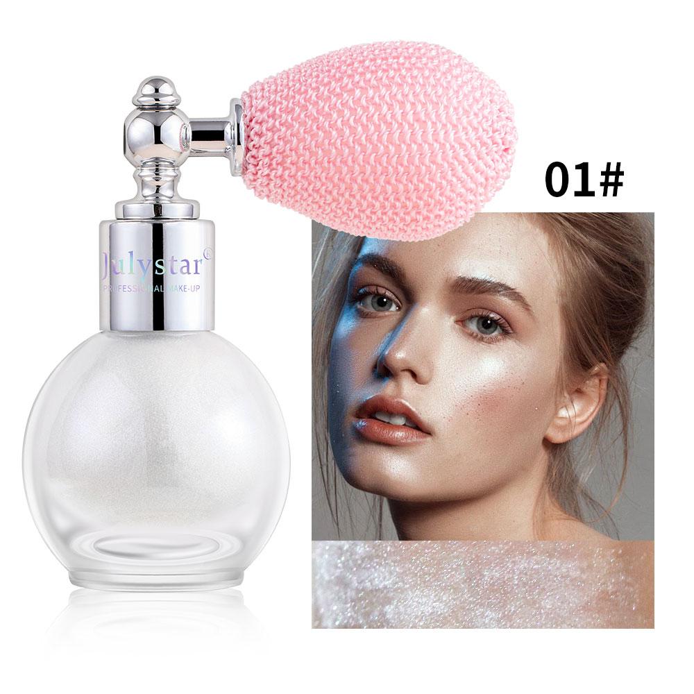 JULYSTAR New High Gloss Powder Spray Makeup For Women Facial High Gloss Powder Body Stage Makeup