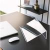 Ergonomic Acrylic Laptop Stand for Desk - Adjustable Height, Anti-Slip Design, Portable & Sturdy for Better Posture & Cooling