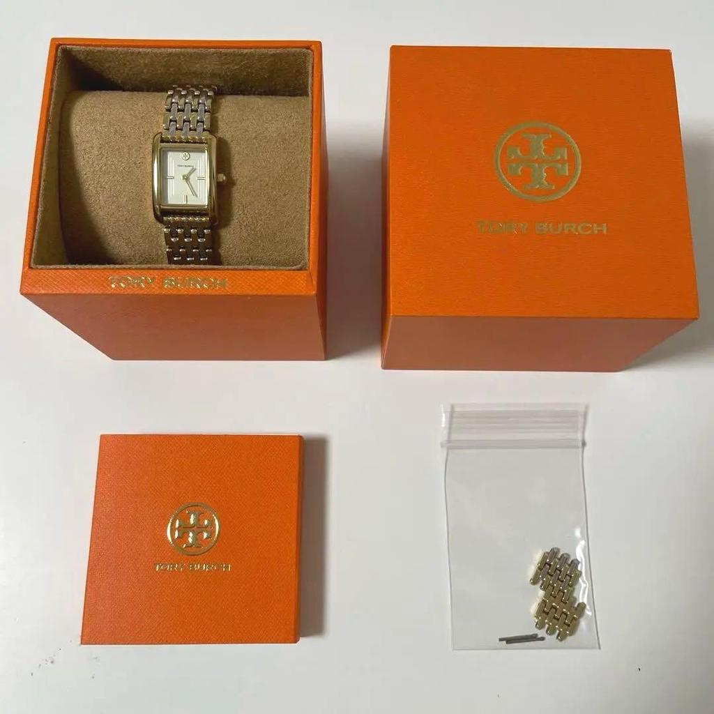 Used TORY BURCH Gold Rectangle Watch