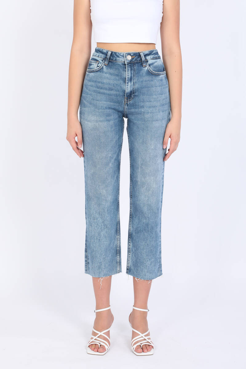 

Wide Cut Jean Trousers