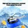 Solar Powered Car Air Freshener Solar Rotating Airplane Air Freshener Auto Interior Fragrance Diffuser For Vacation Workplace