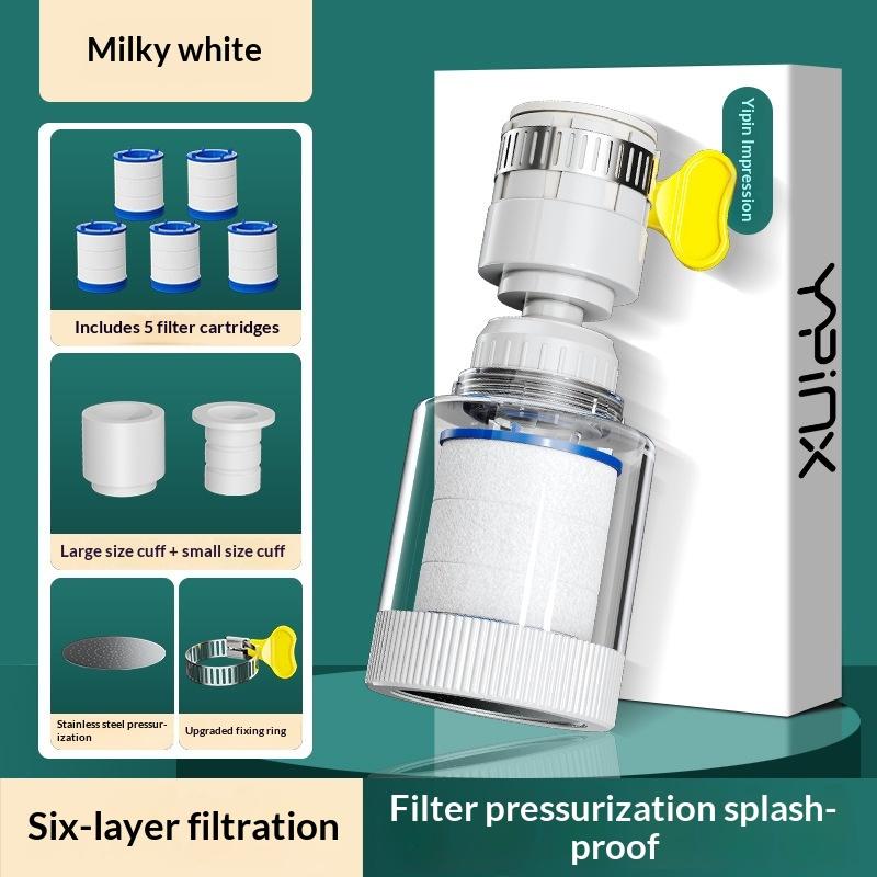 (2 of them) Faucet filter for home kitchen, anti-splash water gadget, extender, universal nozzle for dormitory tap water