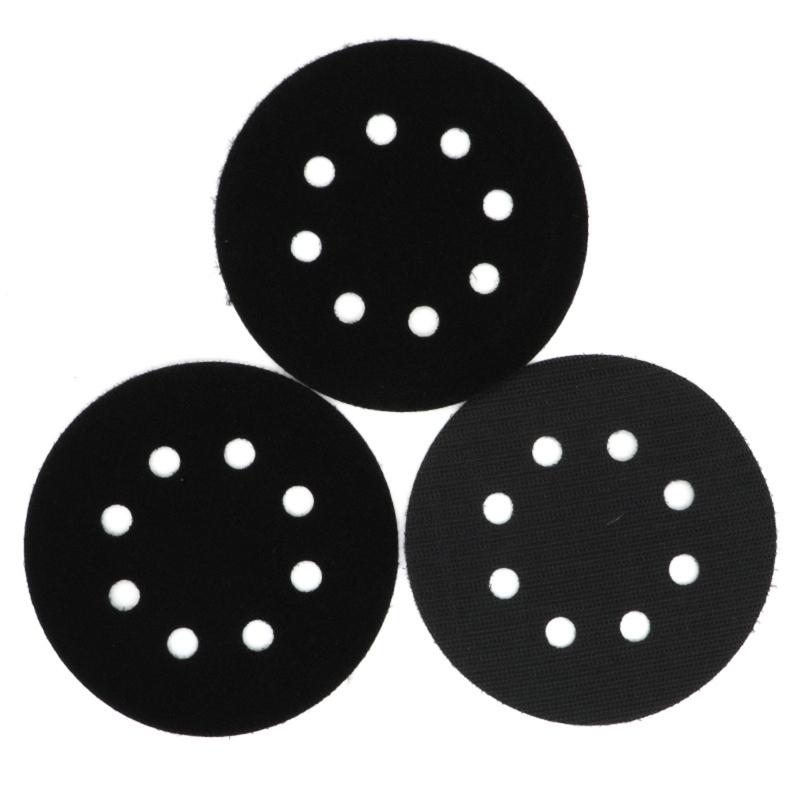 6 Pieces 5 Inch 8 Hole Sanding Discs Wet Dry Sanding Discs Flap Disc for Die Grinder Surface Prep Strip Grind Polishing