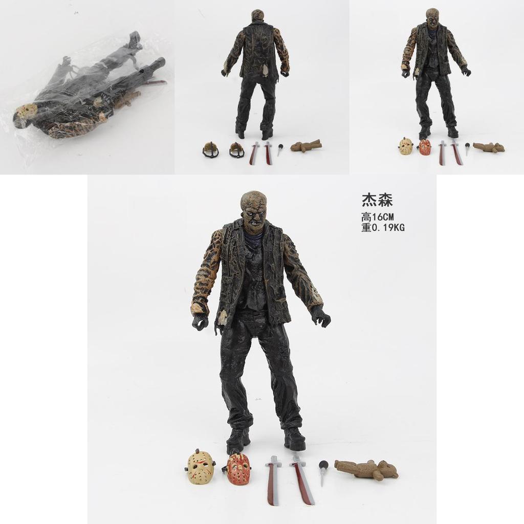 Premium Jason Black Friday Jointed Action Figure Pvc Iconic Collectible Model Toy