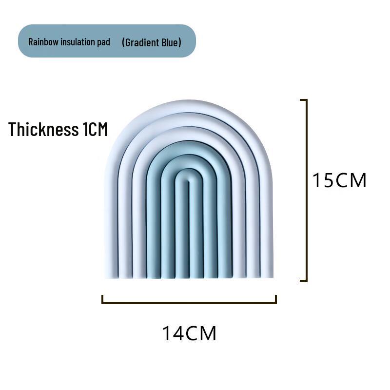 ZISIZ Silicone Heat-Resistant Coasters