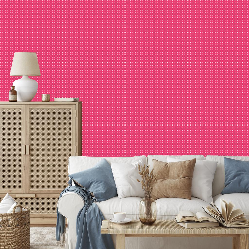 Rose Dots Wallpaper, Rose Background for Living Room and Bedroom 50x1000