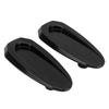 2Pcs Mirror Base Cover Aluminum Alloy Water Resistant Windshield Mirror Hole Cover for S1000RR 2019 to 2023 Black