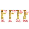 Liquid Safety Valve R410A R22 Air Conditioning Refrigerant 1/4 "Safety Adapter for SAE 1/4" Male Famale Safety Adapter