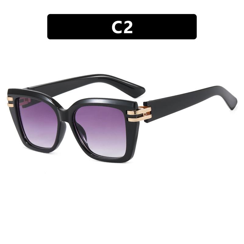 Fashion Sunglasses for Women with A High-end Feel Large Frame and Slimming Effect Sunscreen Sunglasses