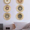 Circular Wall Hanging Wall Decoration Round Grass Weaving Ornament