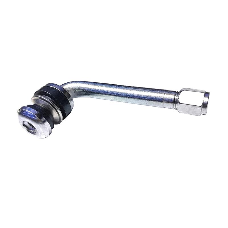 4x 1.8'/ 2.4' 45mm/60mm/70mm TPMS Chrome Tire Tyre Valve Stems 90 Degree Angle 2/3 Piece Wheels Fit HRE Forgiato Volk PVR Valve Stems 1