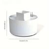 360° Rotating Makeup Brush Holder with 5 Compartments Capacity Skincare Organizer Makeup Organizer Countertop for Vanity Desk