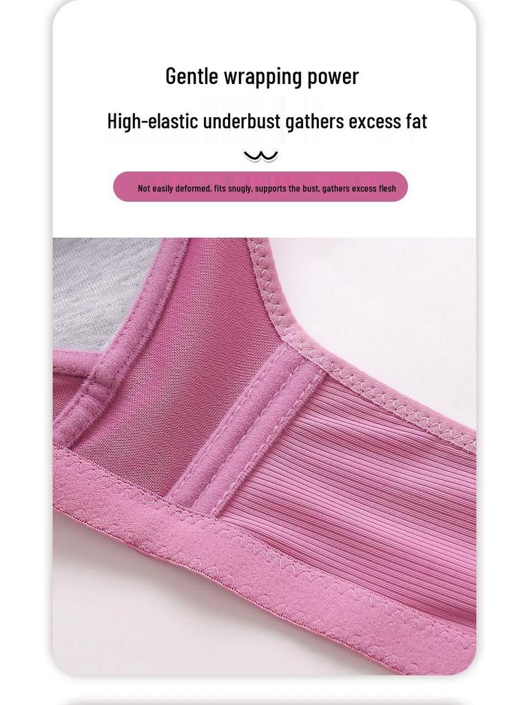 Imperial Grass Plus Size Full Coverage Adjustable Back Support No Underwire Bra