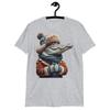 Lustiges Winterkrokodil Grafik Unisex Kurzarm T-Shirt Herren Damen T-Shirts Oberteil - Tierhumor T-Shirt!