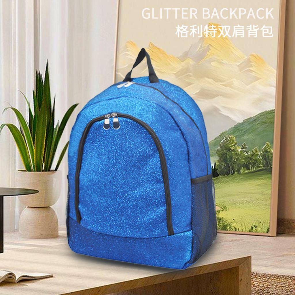 New Glitter Backpack Large Capacity Student Book Storage Outdoor Travel Personalized Backpack