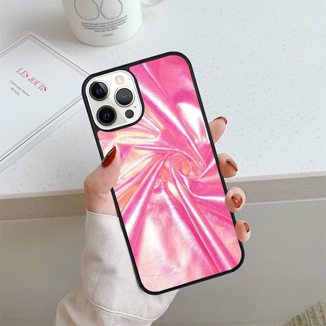 Iridescent Holographic Art Phone Case For iPhone 17 Air 14 15 16 13 12 Cover For Apple Pro Max 6S Plus Coque